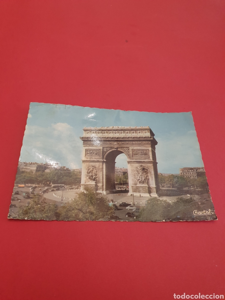 Postales: Paris.LArc De triomphe.Circulada.1957. - Foto 1
