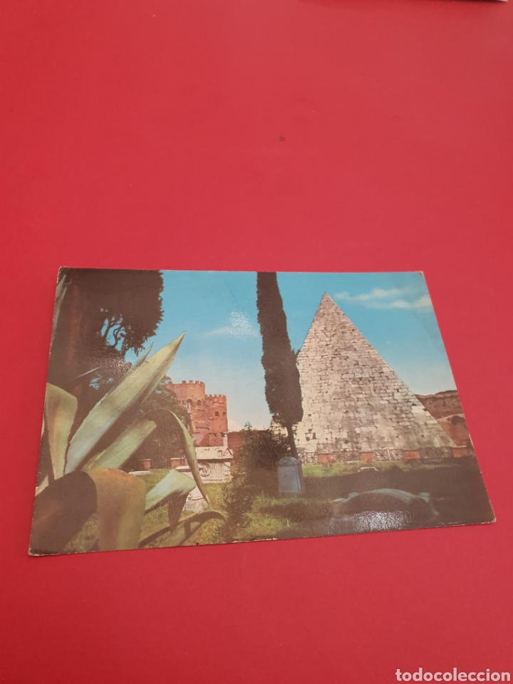 Postales: Roma.Piramide Cestia.Circulada.1963. - Foto 1