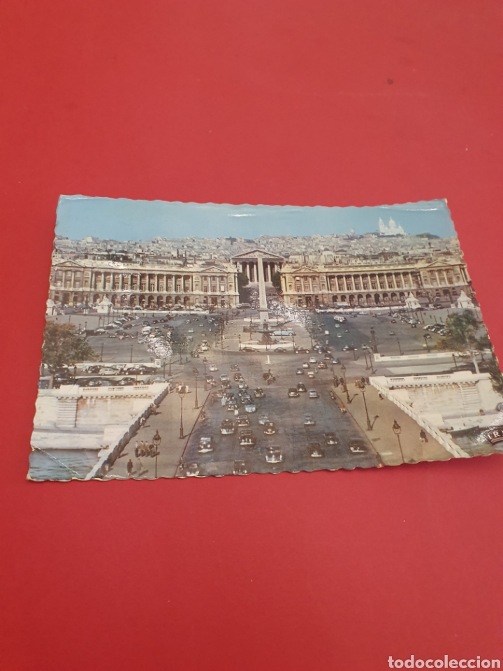 Postales: Paris.Plaza de la Concordia.Circulada.1960. - Foto 1