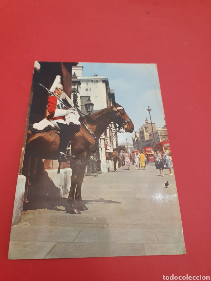Postales: Horas Guards Whitehall.London.Circulada.1964. - Foto 1