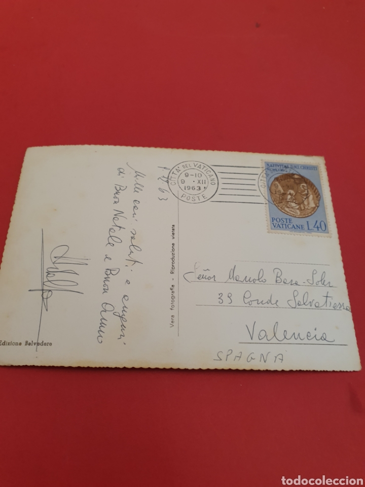 Postales: Roma.Vaticano.Circulada.1963. - Foto 2
