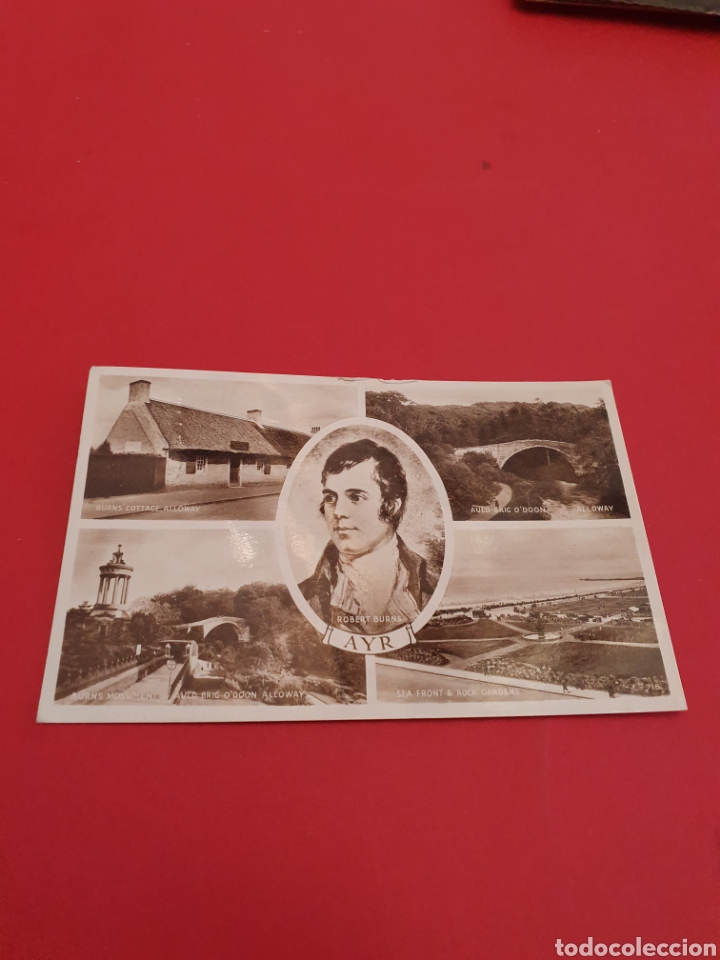 Postales: Robert Burns.Circulada.1961. - Foto 1