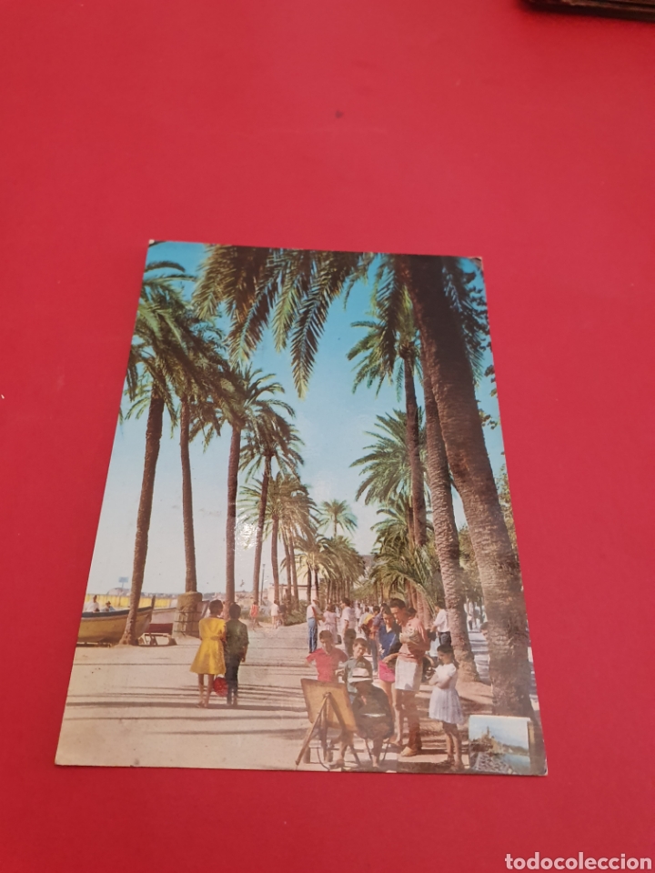 Postales: Sitges Paseo de las Palmeras.Circulada. - Foto 1