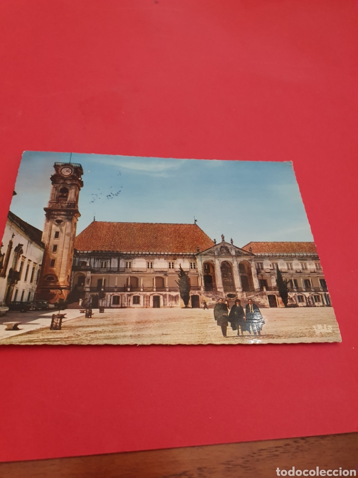 Postais: Coimbra.Universidade.Circulada.1955.