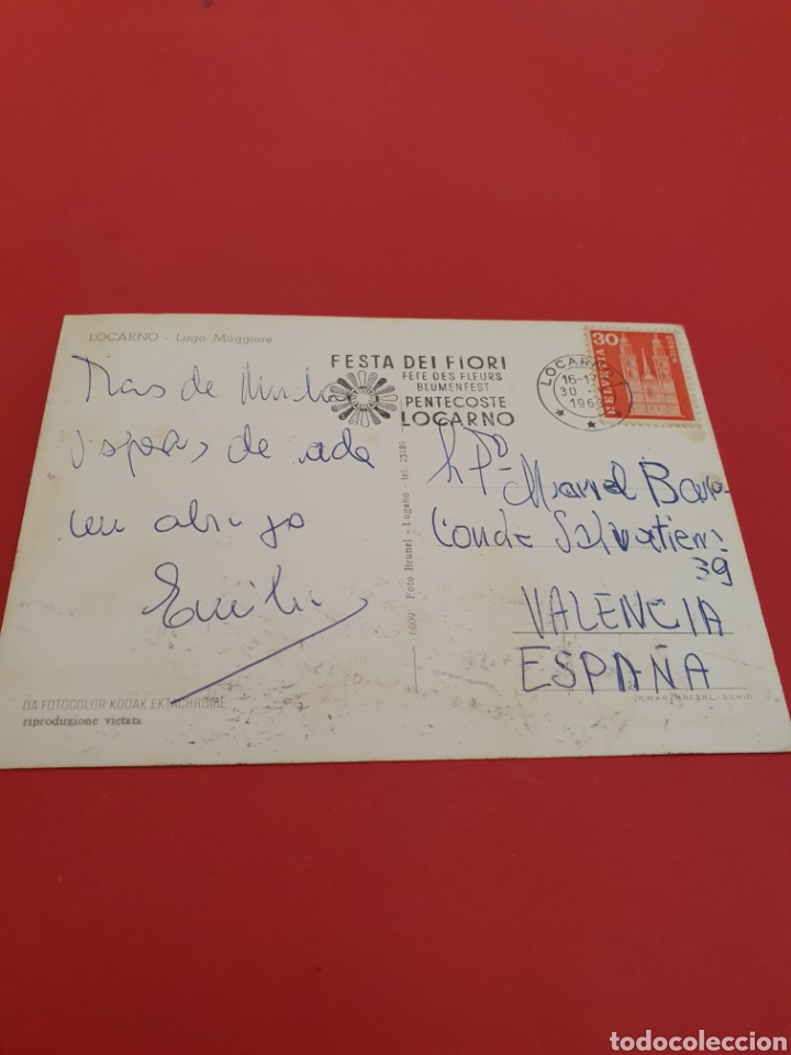 Postales: Locarno.Lago Maggiore.Circulada. - Foto 2