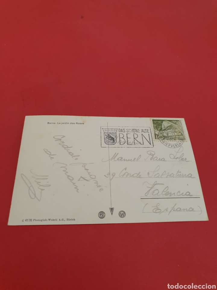 Postales: Berne Le jardin des Roses.Circulada. - Foto 2