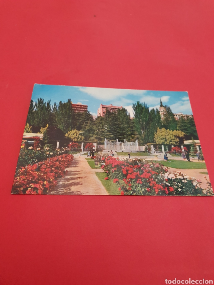 Postales: Madrid.Parque del Oeste.Circulada.1963. - Foto 1