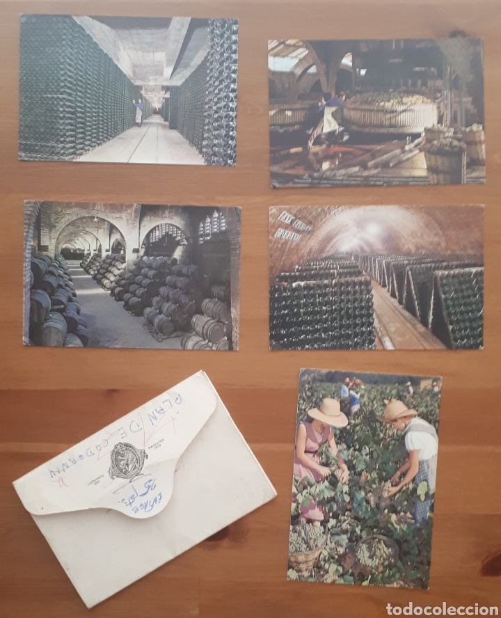 Postales: Sobre 5 postales Cavas Codorniu - Foto 3