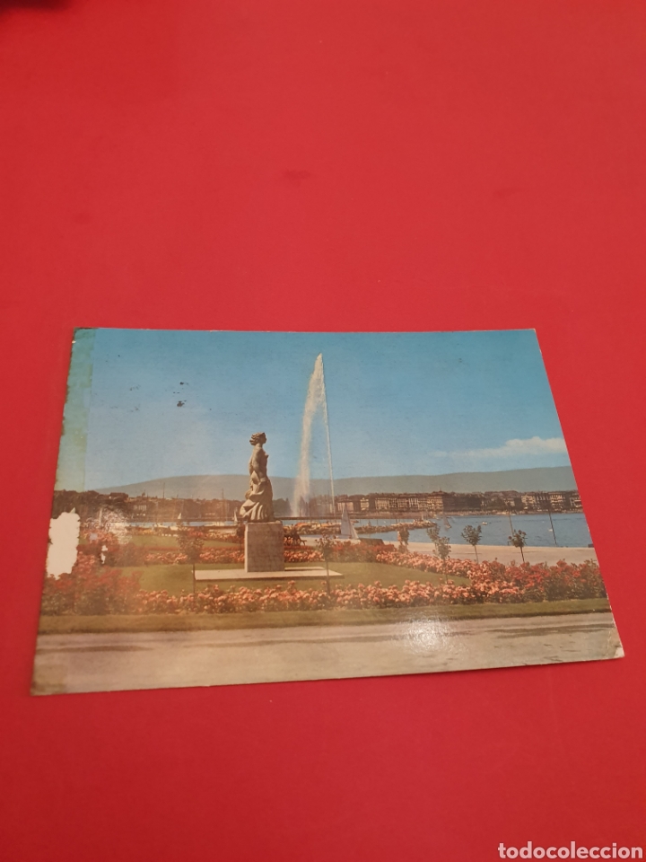Postales: Geneve.Quai Gustave Ador.Circulada. - Foto 1