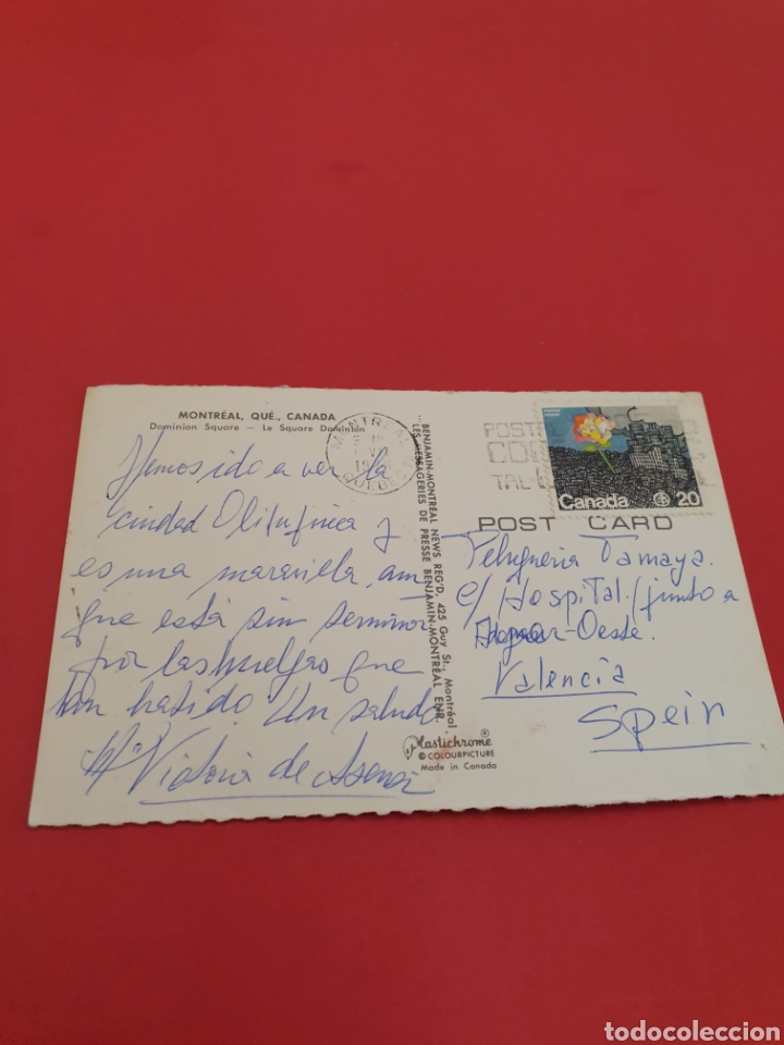 Postales: Montreal.Que Canada.Circulada. - Foto 2