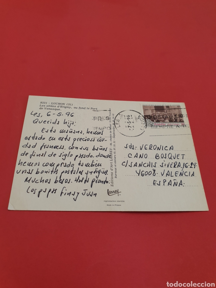 Postales: Luchon.Port de Venasque.Circulada.1996. - Foto 2