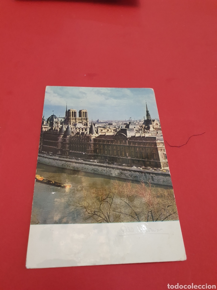 Postales: Paris.La Seine.Le Palais de Justice.Circulada. - Foto 1