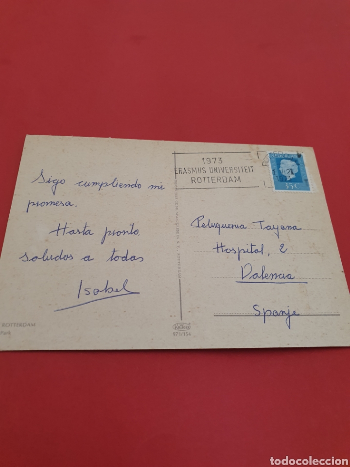 Postales: Rotterdam.Circulada.1973. - Foto 2