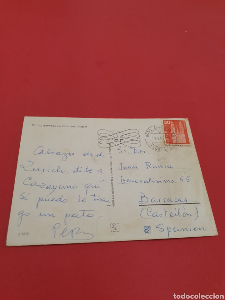 Postales: Z&uacute;rich.Circulada. - Foto 2