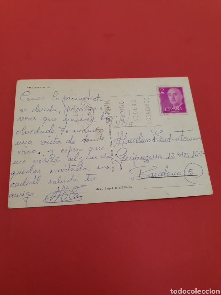 Postales: Vallirana.Circulada. - Foto 2