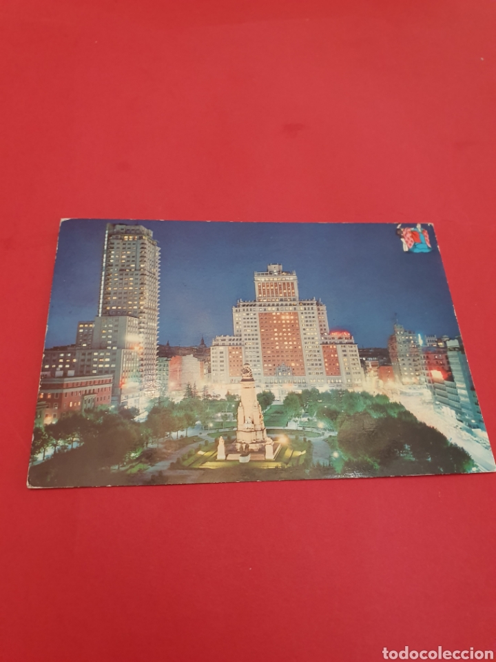 Postales: Madrid.Plaza de Espa&ntilde;a.Circulada. - Foto 1