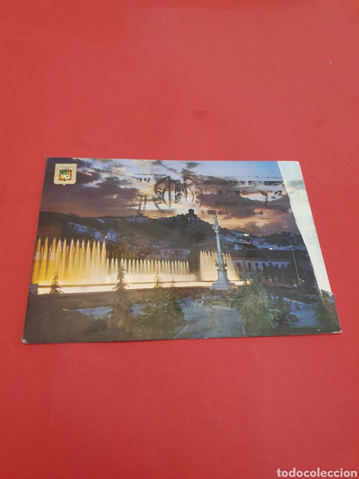 Postales: Granada.Fuente del Triunfo.Circulada.1981. - Foto 1