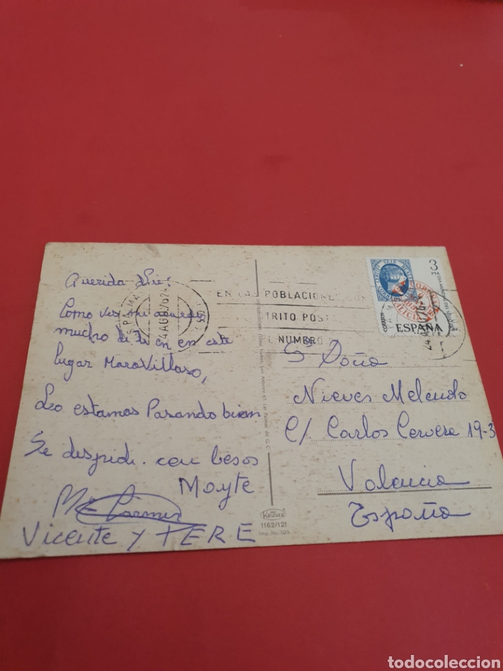 Postales: Las Palmas de Gran Canarias.Circulada. - Foto 2