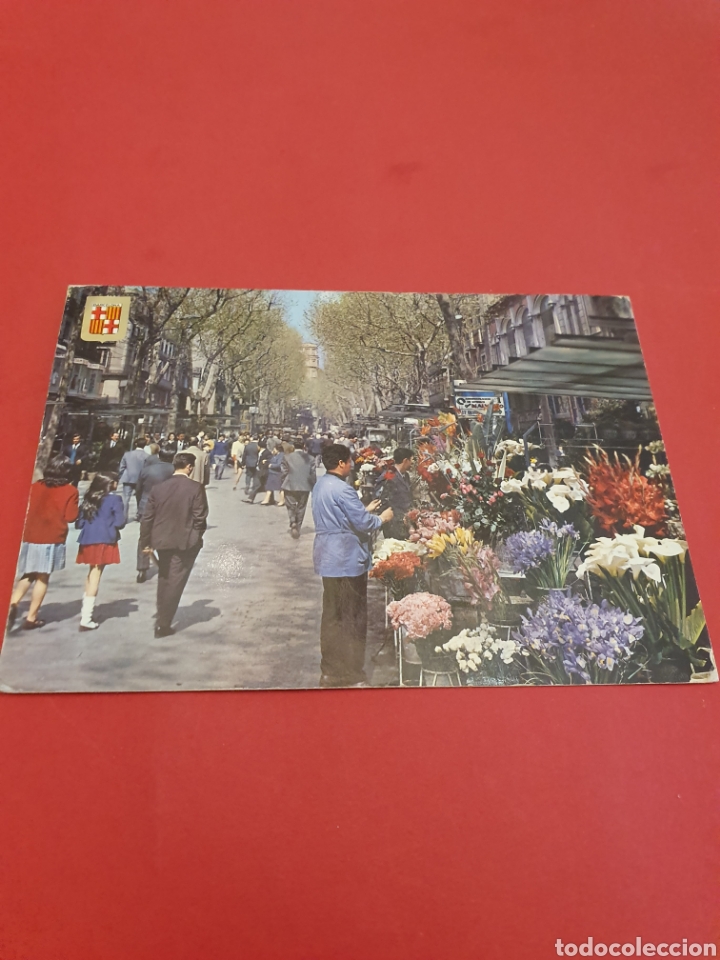 Postales: Barcelona.Las Ramblas.Circulada. - Foto 1
