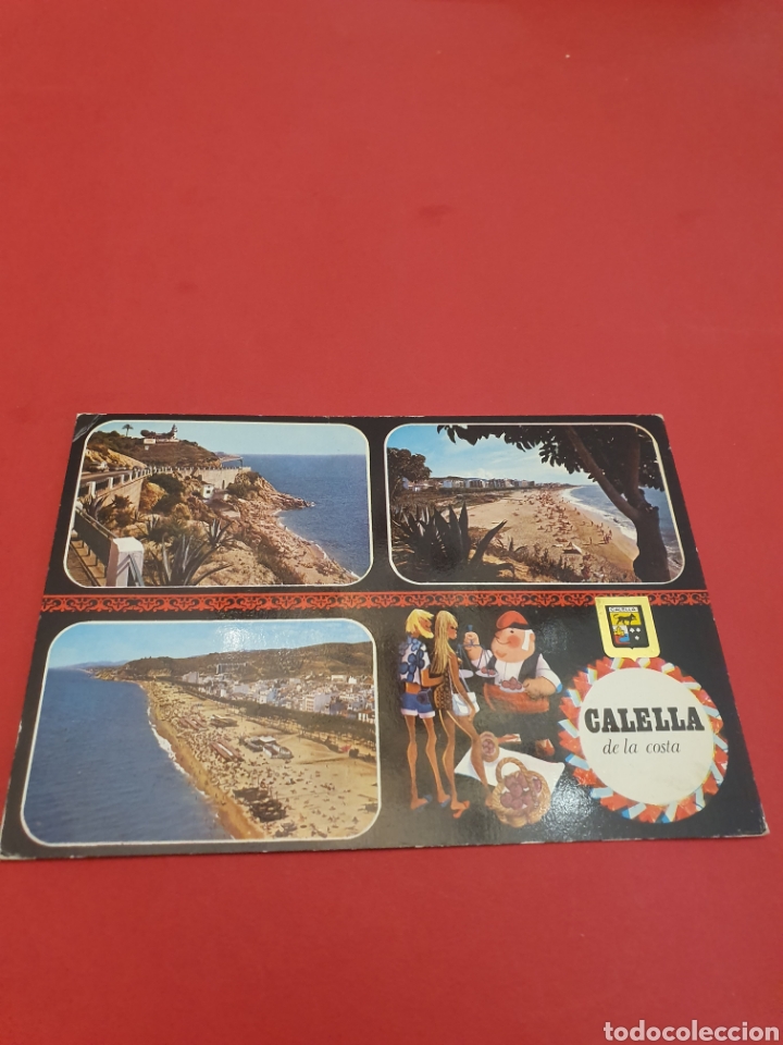 Postales: Calella.Faro y Playa. - Foto 1