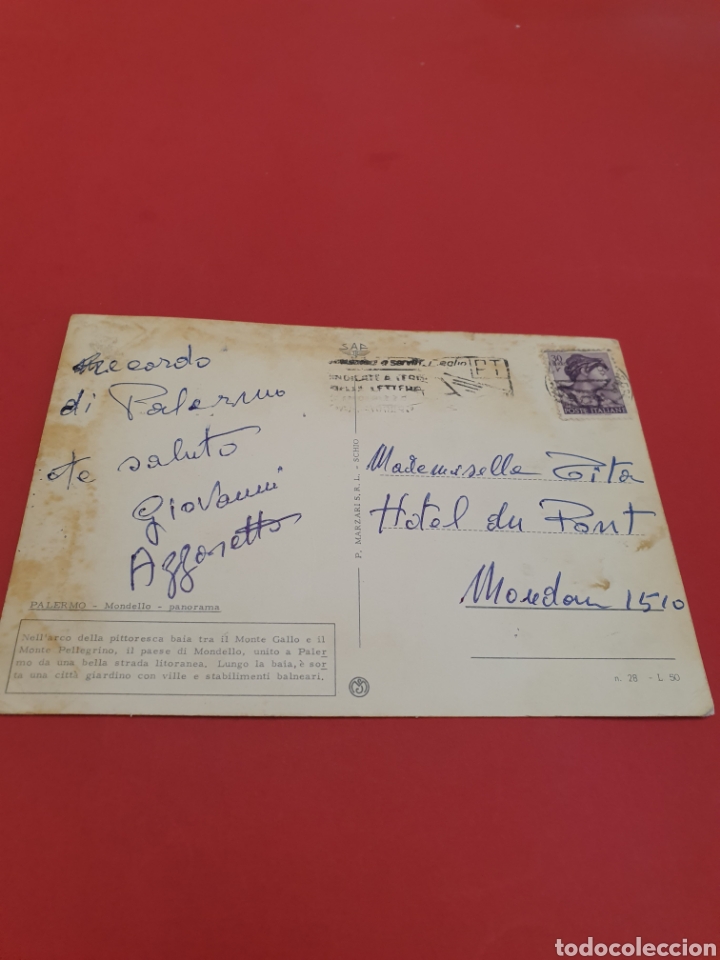 Postales: Palermo.Panorama.Circulada. - Foto 2