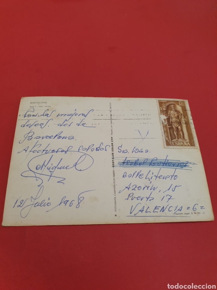 Postales: Barcelona.Circulada. - Foto 2