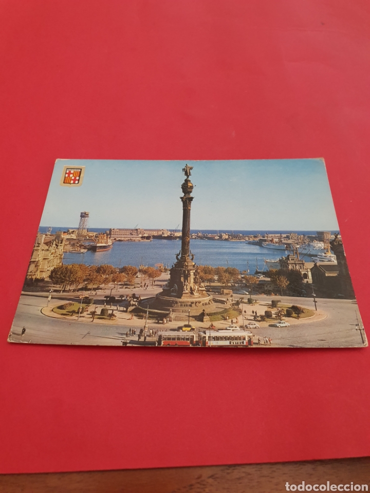 Postales: Barcelona.Monumento a Crist&oacute;bal Colon.1963. - Foto 1
