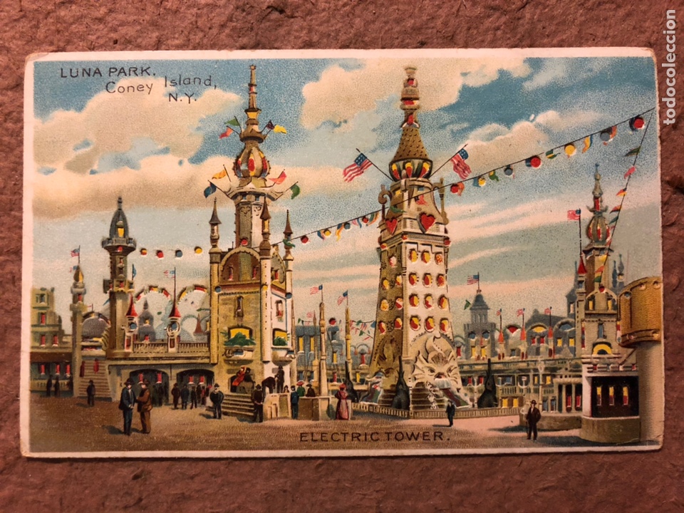 Postales: LUNA PARK, CONEY ISLAND, N.Y. ANTIGUA PRECIOSA TARJETA POSTAL - POST CARD L. J. KOEHLER N&deg; 1604.