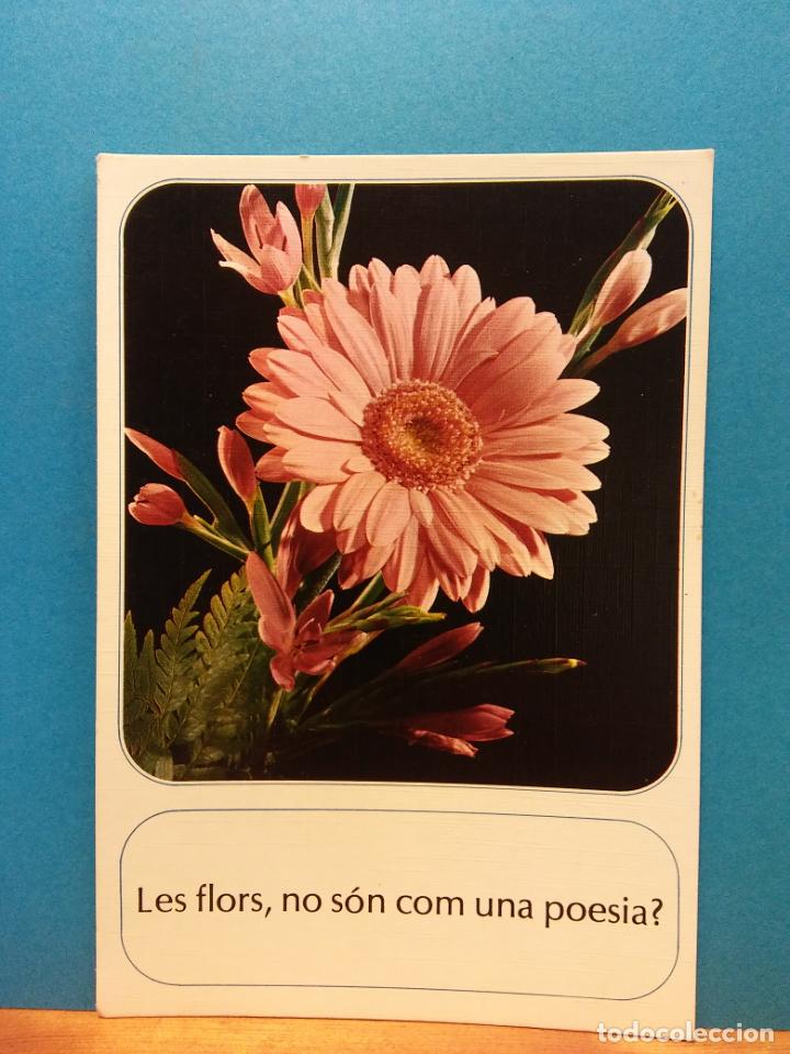Postais: LA POSTAL DE LA AMISTAD. LES FLORS, NO SON COM UNA POESIA?. BONITA POSTAL. SIN USAR