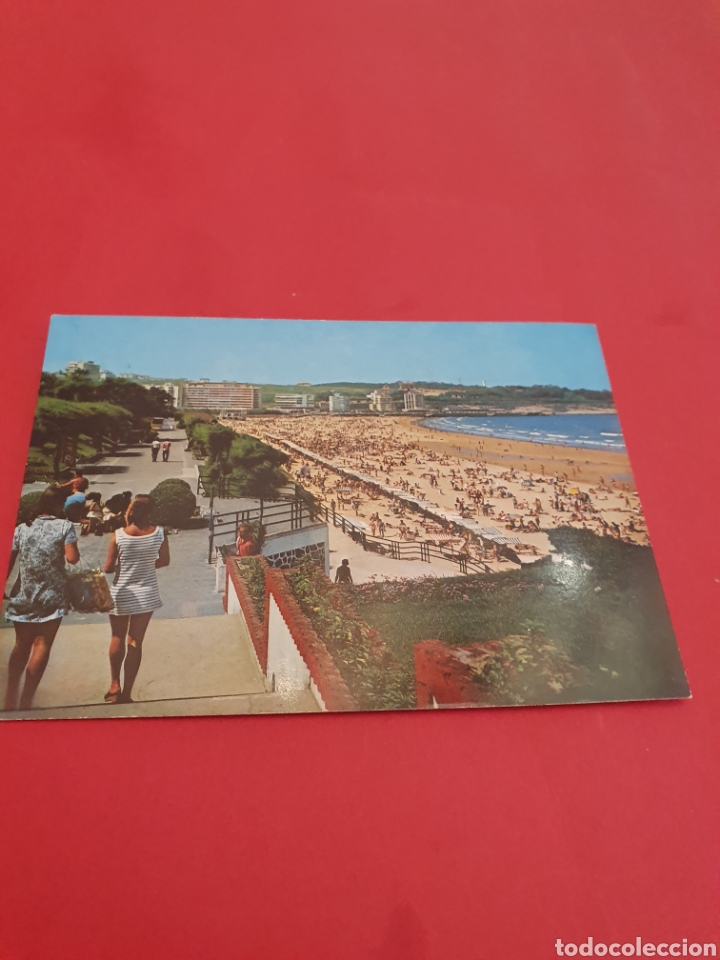 Postales: Santander.Playa de la Casta&ntilde;eda - Foto 1