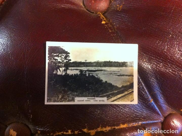 Cartes Postales: MINI TARJETA POSTAL DE HENRY CLAY AND BOCK & CO. HABANA. 5,5 X 3,5CM. PANAM&Aacute;. CANAL. LAGO GAT&Uacute;N