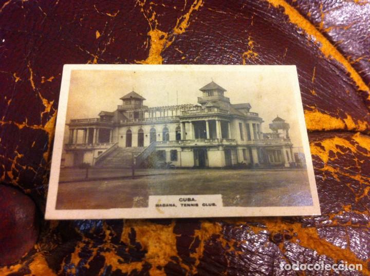 Cartes Postales: MINI TARJETA POSTAL DE HENRY CLAY AND BOCK & CO. HABANA. 5,5 X 3,5CM. CUBA. HABANA. TENNIS CLUB