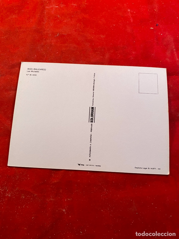 Postales: Tarjeta postal Ibiza Las murades - Foto 2