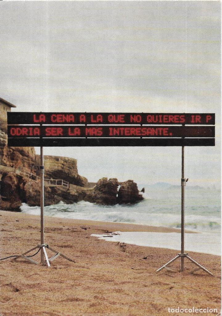 Postais: == PV610 - POSTAL - LETRERO LUMINOSO EN UNA PLAYA