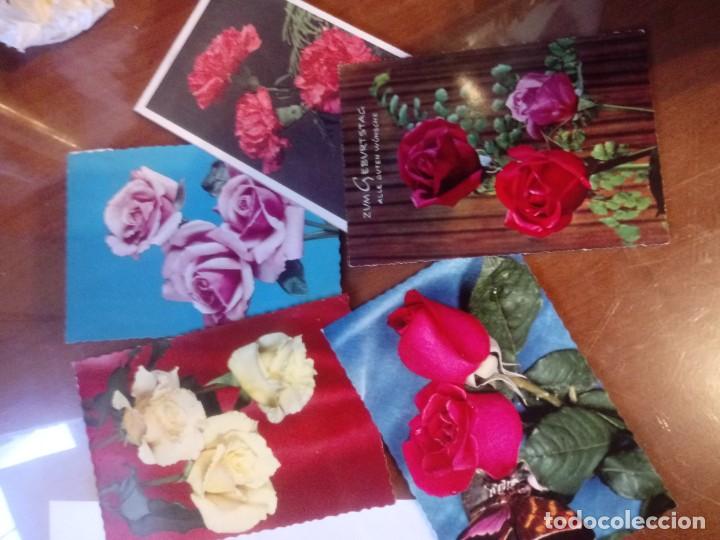 Postales: Lote postales flores - Foto 1