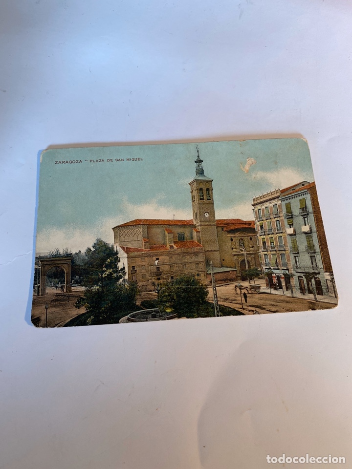 Postales: Zaragoza plaza de San Miguel - Foto 1