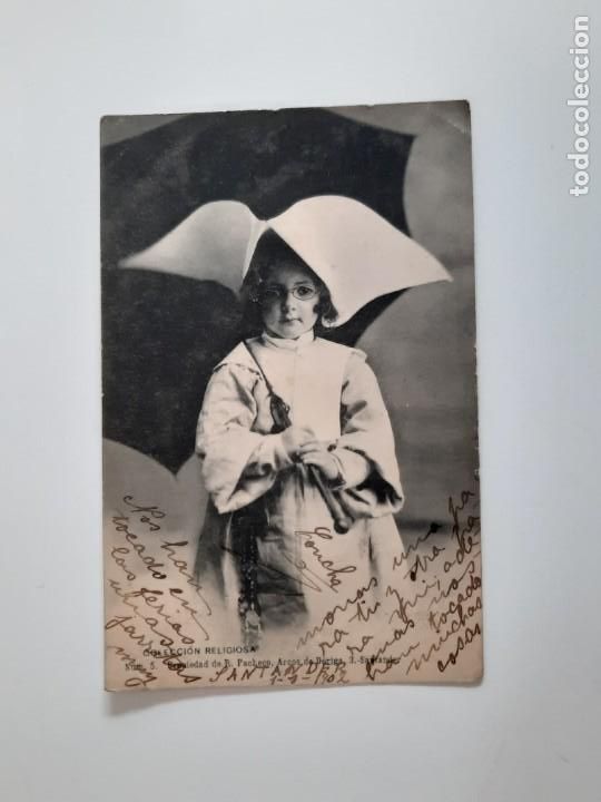 Postais: POSTAL ANTIGUA MUJER