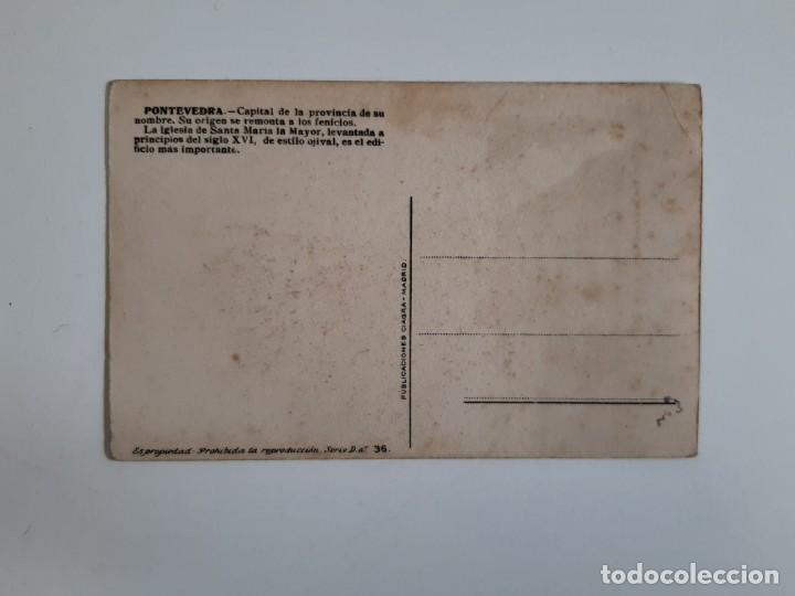 Postales: POSTAL ANTIGUA PONTEVEDRA - Foto 2