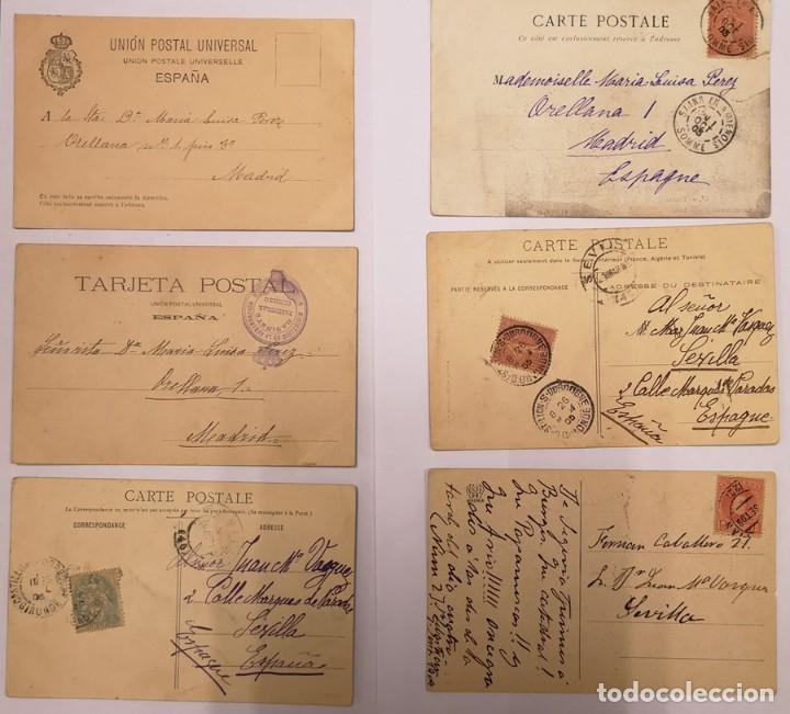 Postales: Lote Seis Postales Antiguas - Foto 2