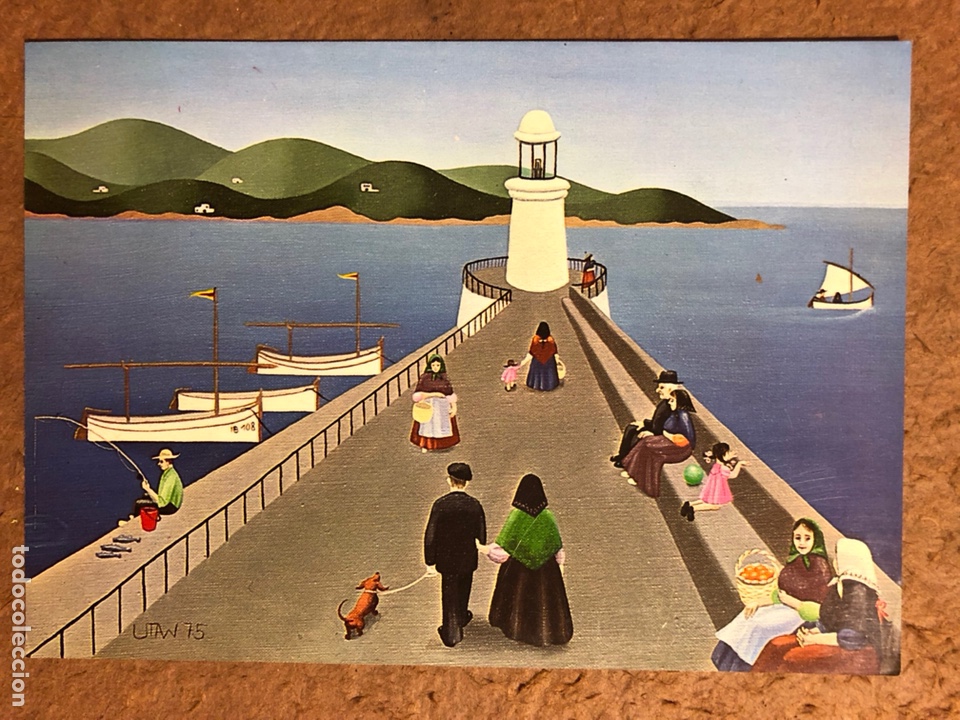 Postales: UTAW &ldquo;IBIZA&rdquo;. POSTAL SIN CIRCULAR UTA WOHLFARTH. - Foto 1