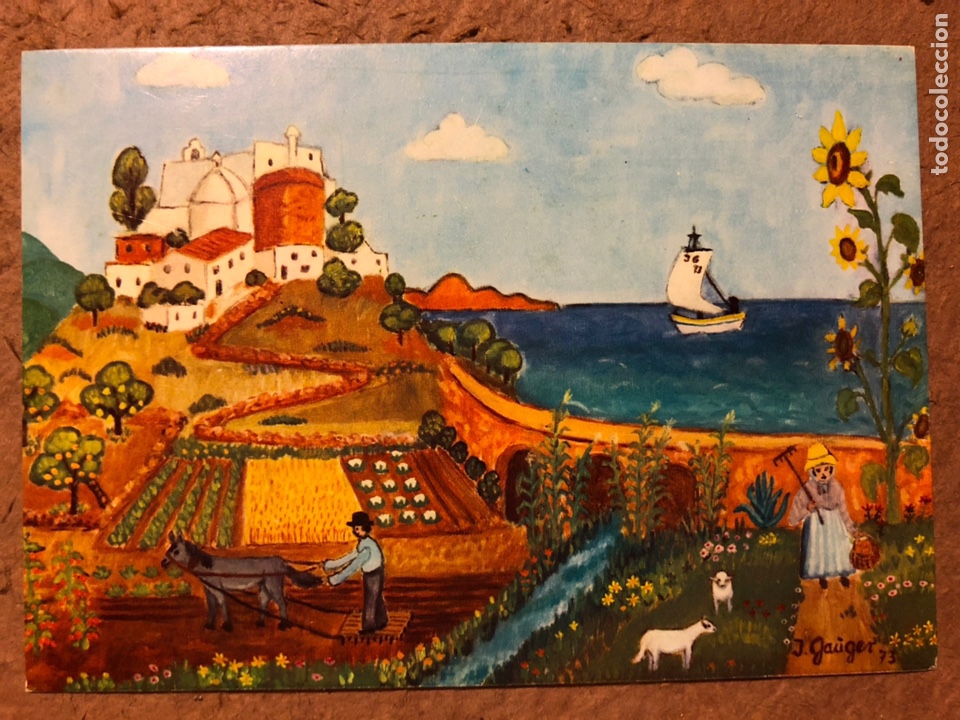 Postales: INGEBORG GAUGER &ldquo;IBIZA&rdquo;. POSTAL SIN CIRCULAR (1975). - Foto 1
