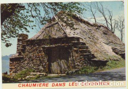 Cartoline: Postal Francesa. Chaumiere dans Les Cevennes. Franqueado y fechado en 1976