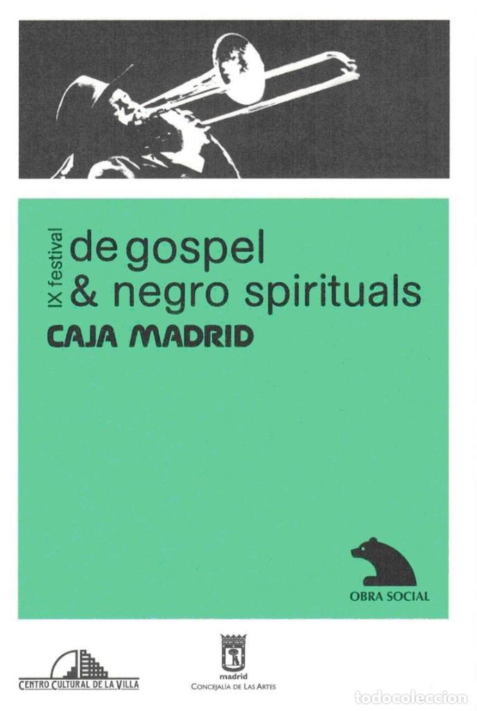 Postales: POSTAL IX FESTIVAL DE GOSPEL & NEGRO SPIRITUALS
