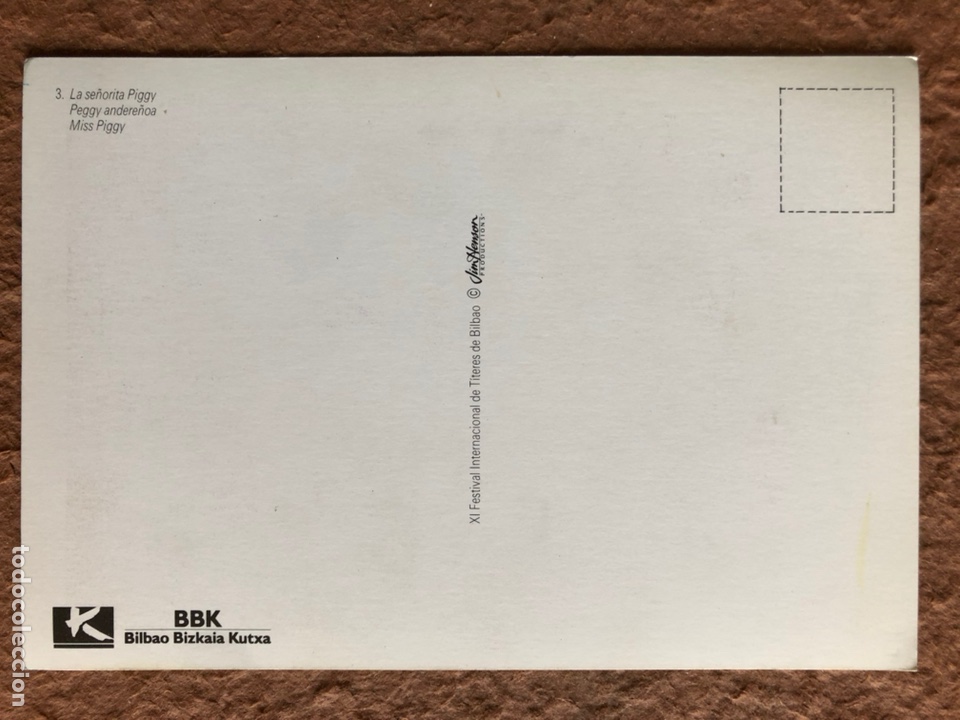 Postales: KERMIT EN LA SILLA DEL DIRECTOR. POSTAL SIN CIRCULAR. - Foto 2