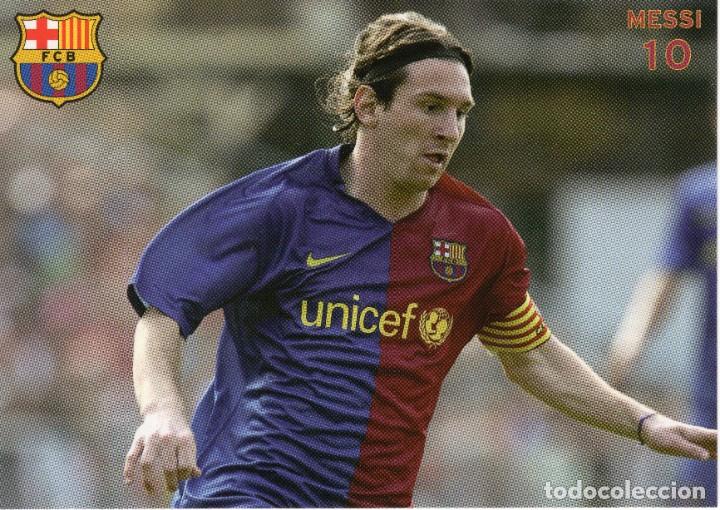 Postales: POSTAL LEO MESI - FCB BARCELONA - Foto 1