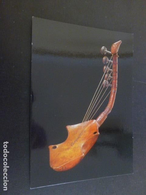 Postales: HARPA POSTAL INSTRUMENTO DE MUSICA - Foto 1