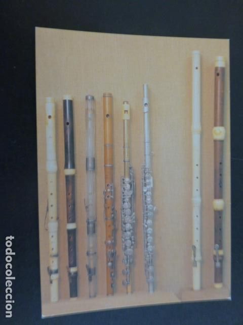 Postales: FLAUTAS POSTAL INSTRUMENTO DE MUSICA - Foto 1