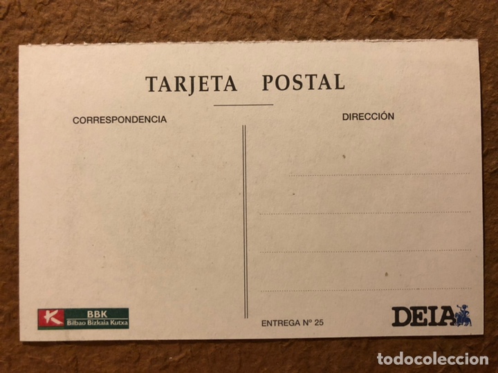 Postales: BILBAO, LA GRAN V&Iacute;A. POSTAL SIN CIRCULAR COLECCI&Oacute;N BBK Y DEIA. - Foto 2