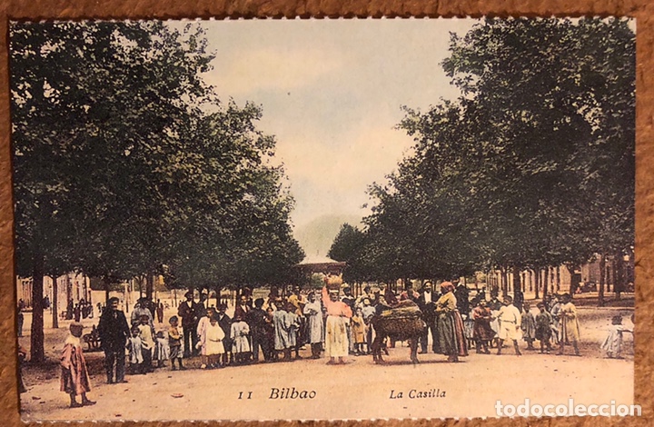Postales: BILBAO, LA CASILLA. POSTAL SIN CIRCULAR COLECCI&Oacute;N BBK Y DEIA. - Foto 1