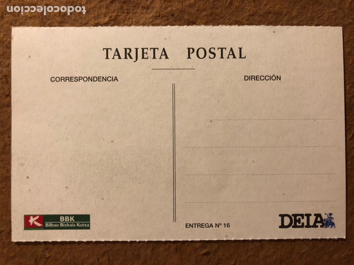 Postales: BILBAO, FUNICULAR Y SAL&Oacute;N DE PATINAR. POSTAL SIN CIRCULAR COLECCI&Oacute;N BBK Y DEIA. - Foto 2